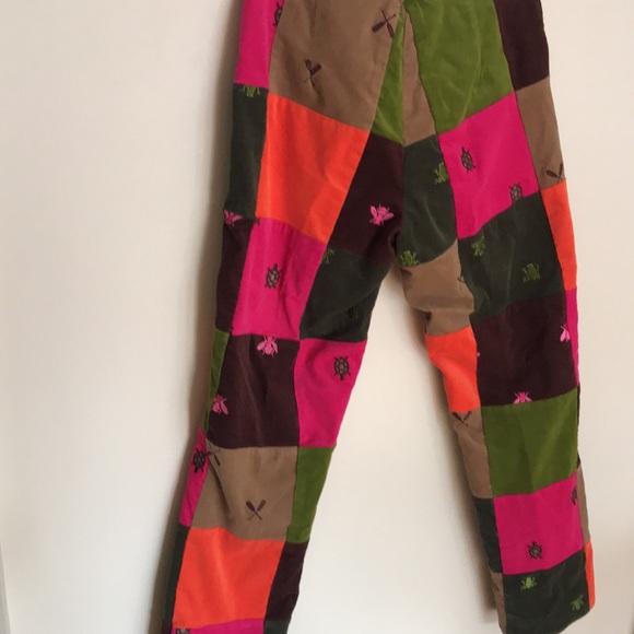 Vintage Lilly Pulitzer Patchwork Cords Pants - Picture 9 of 13